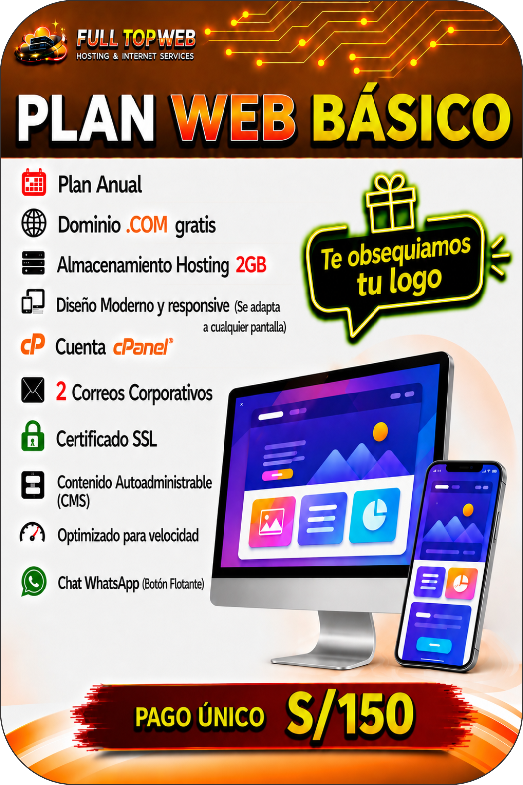Desarrollo web profesional y personalizado